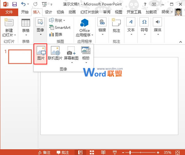 PowerPoint2013图片处理：背景羽化