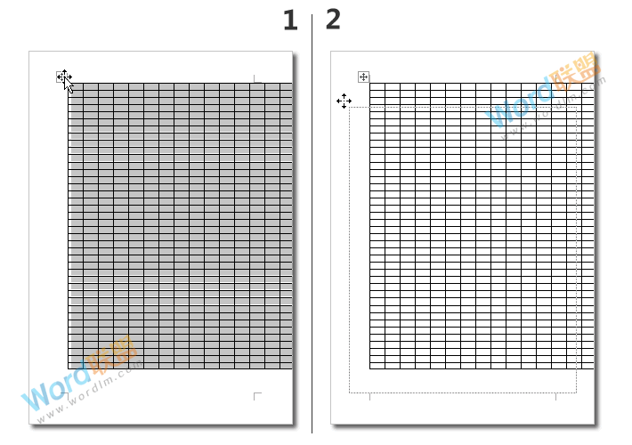 Word制作学生点名册表格模板