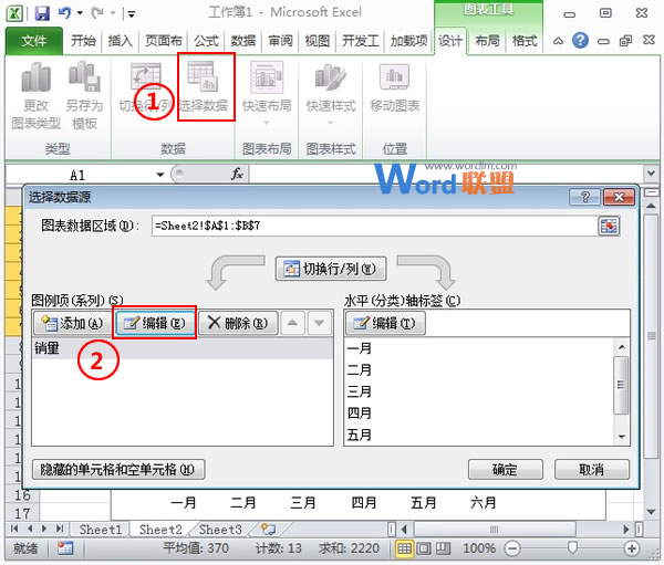 Excel2010图表制作：自动扩展数据的折线图